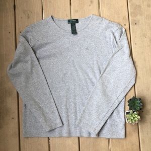 Ralph Lauren Heather Gray Pull Over